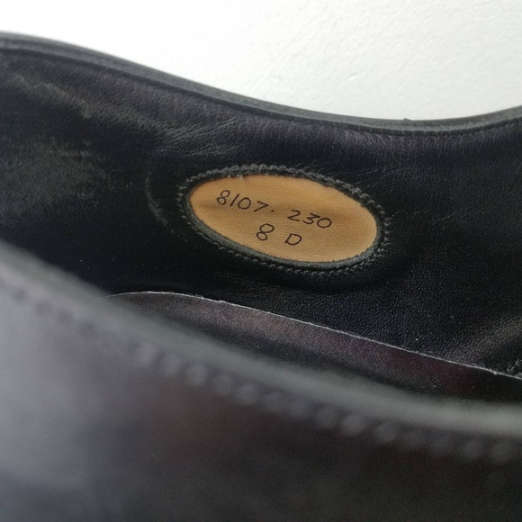 Paul Stuart Black Leather Custom Oxford Shoes 8 - Picture 2 of 8